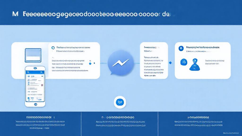 Pessoa utilizando um smartphone para acessar o aplicativo Messenger do Facebook, destacando a interação e comunicação.