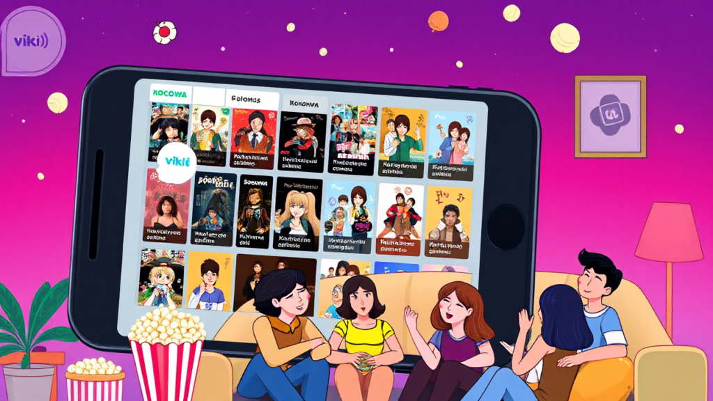 Imagem representativa de aplicativos para assistir doramas coreanos gratuitamente.