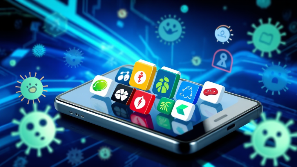 Imagem destacada ilustrando aplicativos de antivírus para celulares Android e iOS