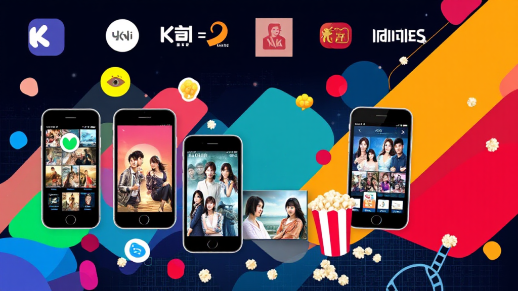 Imagem de aplicativos para assistir doramas coreanos gratuitamente.