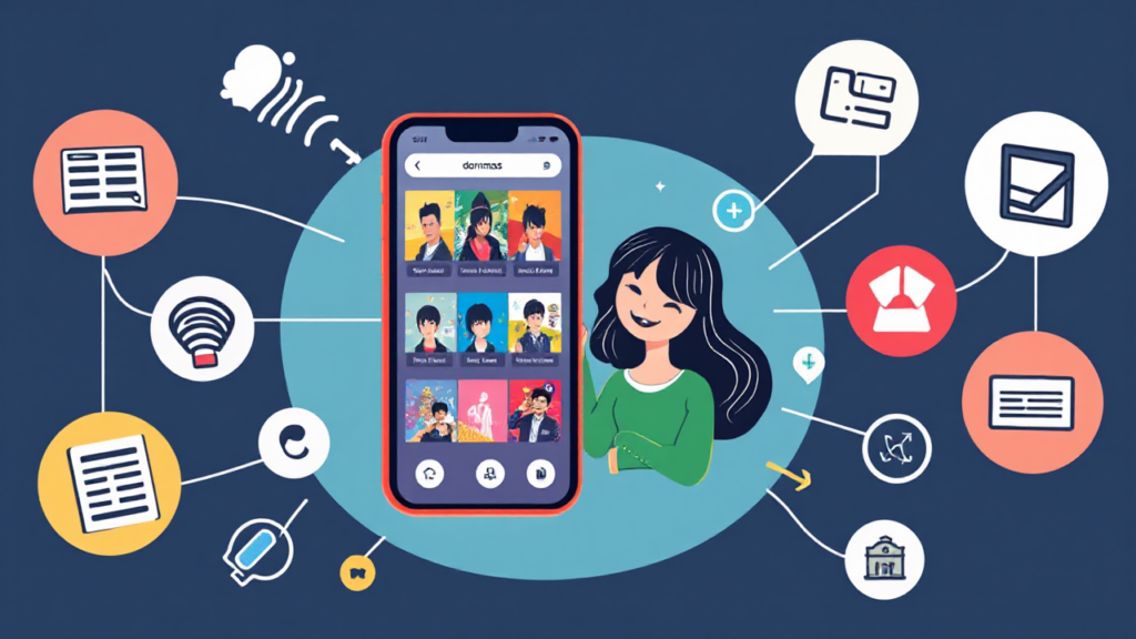 Imagem ilustrativa sobre como assistir doramas gratuitamente por meio de aplicativos.