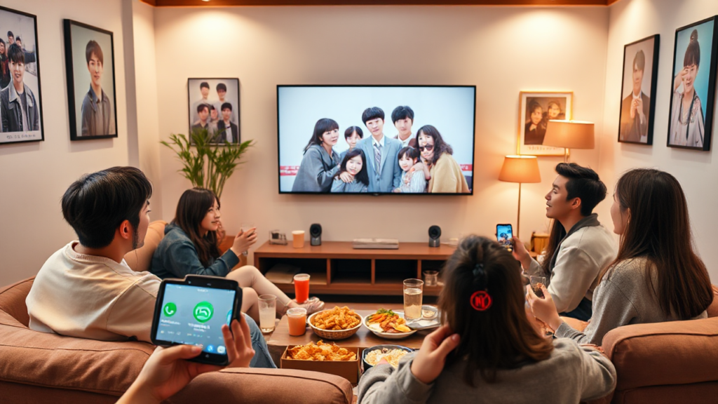 Imagem ilustrativa dos melhores aplicativos para assistir séries coreanas.
