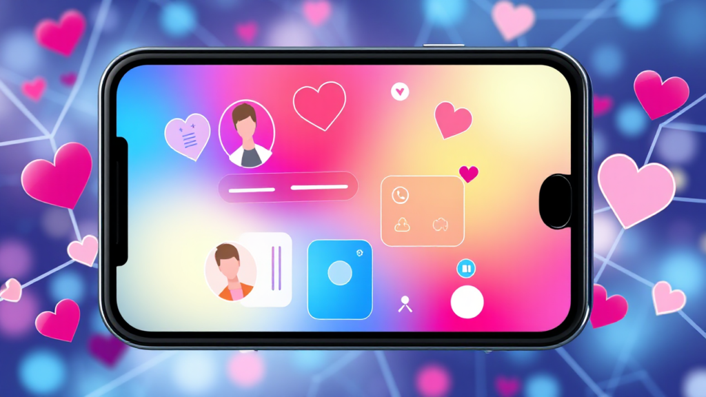 Imagem que ilustra como aplicativos de encontros ajudam na conexão de pessoas em busca de relacionamentos.