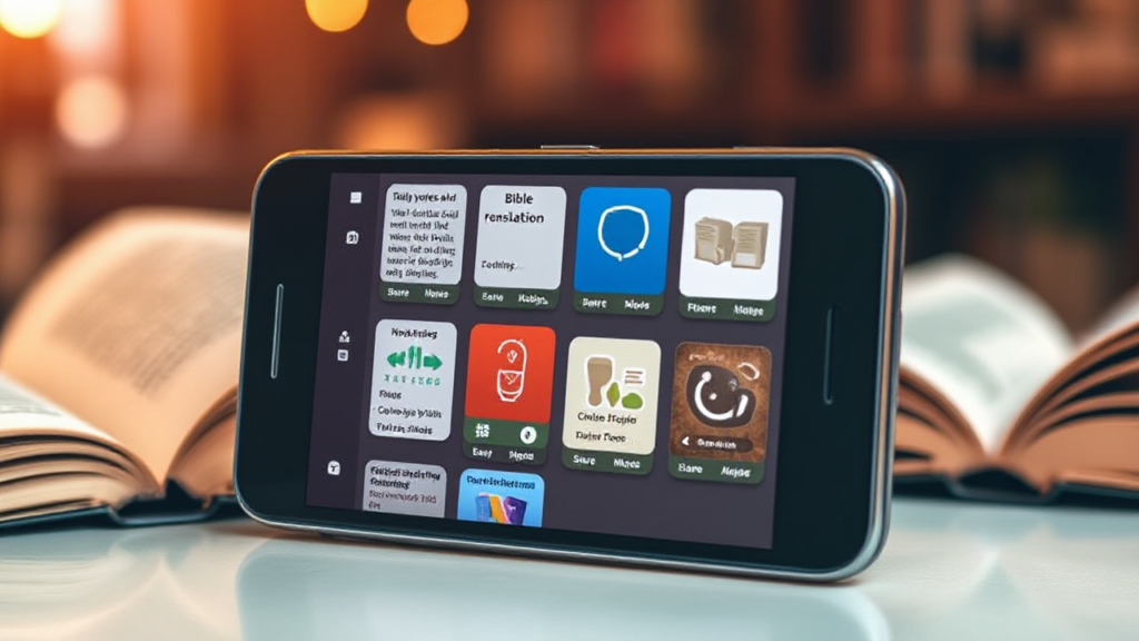 Imagem ilustrativa dos melhores aplicativos para leitura da Bíblia no celular.