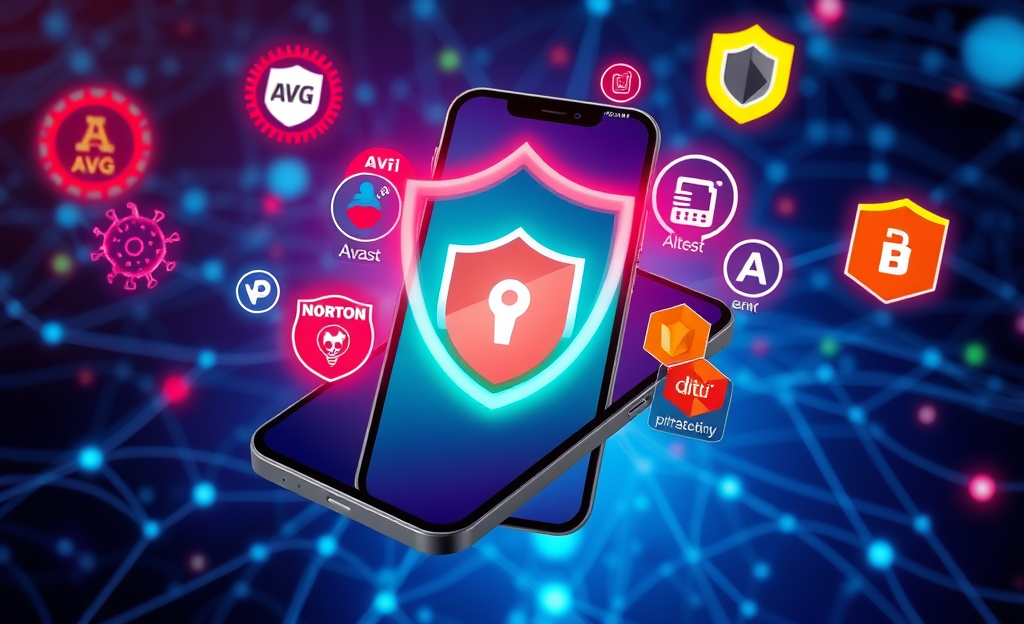Imagem ilustrativa de antivírus para celular, destacando a importância da segurança digital.