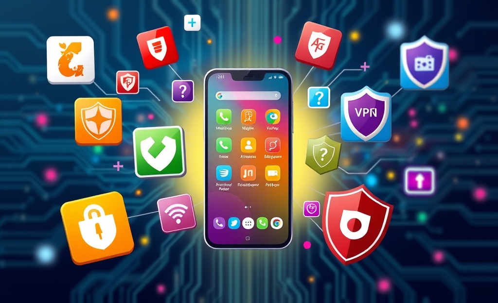 Illustratiewe beeld van gratis mobiele antivirus.